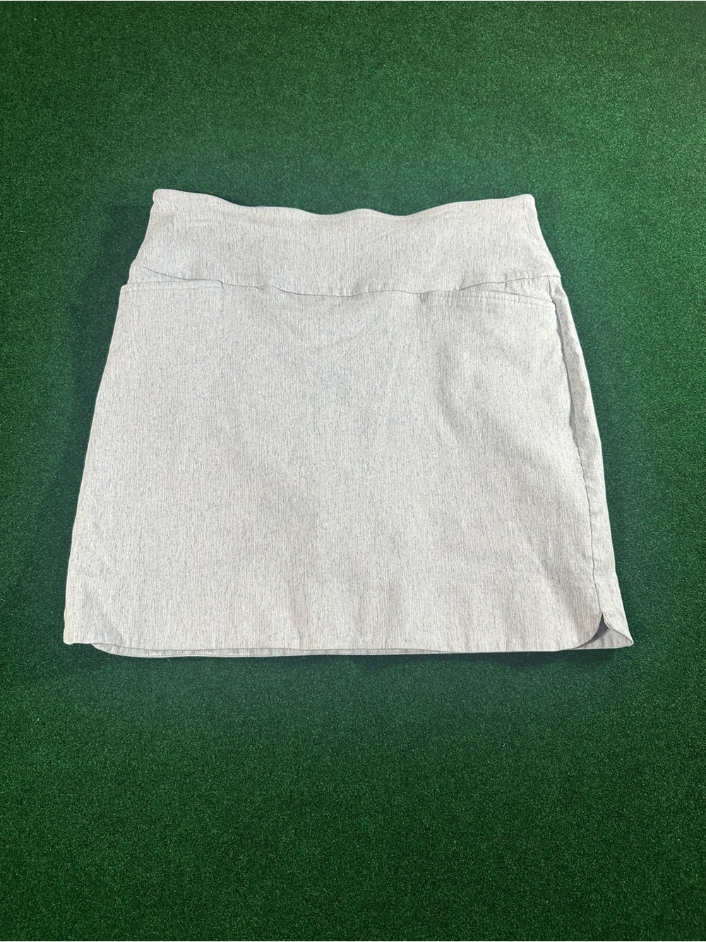 Women's Light blue Midi Skort with Clean Waistband